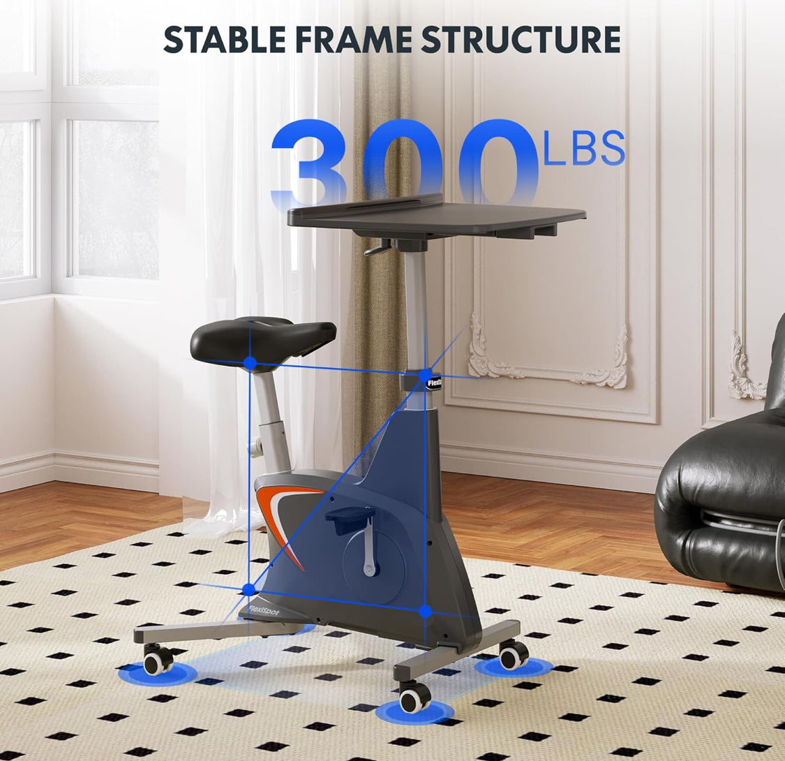 Exercise Bike, All-in-one Under Desk Bike with Pedal Exerciser