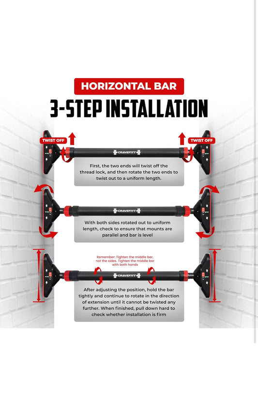 Pull Up Bar for Doorway with Resistance Bands & Wrist Wraps, Adjustable Chin Up Bar for Upper Body Workouts